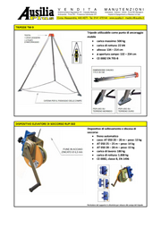 TRIPODE TM-9 DISPOSITIVO ELEVATORE DI SOCCORSO RUP-502